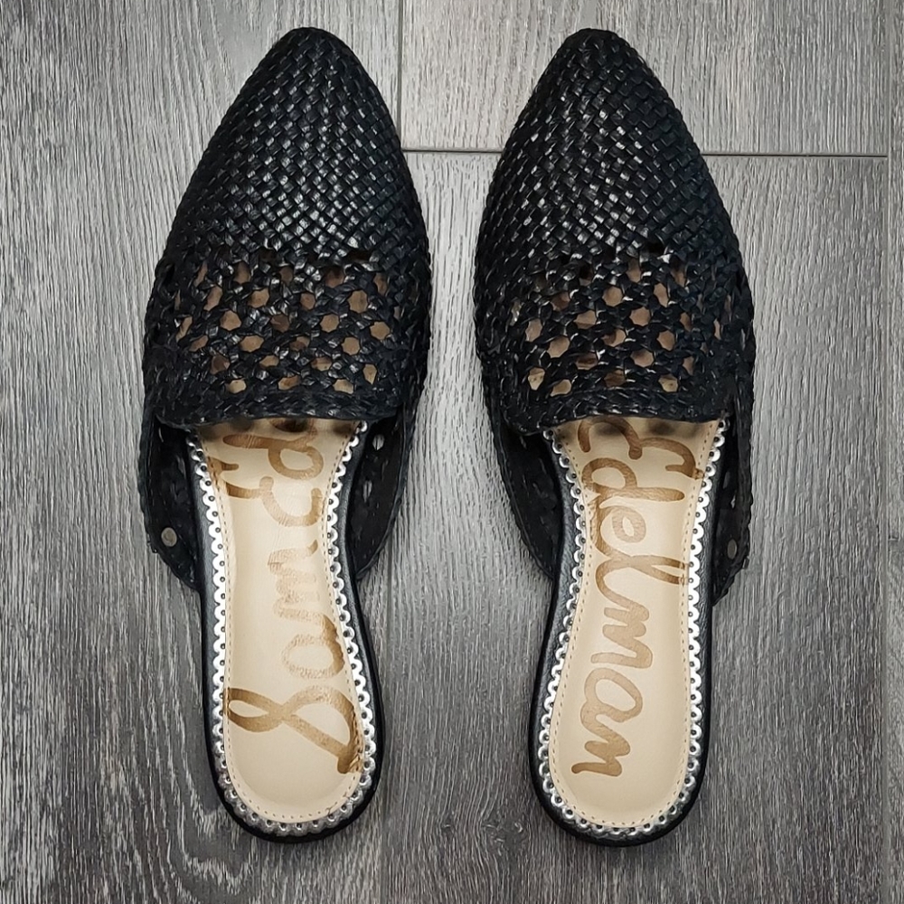 Sam Edelman Mules Clara black leather